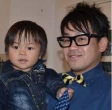 宮川大輔と息子の写真