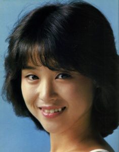 松田聖子のデビュー当時の顔画像